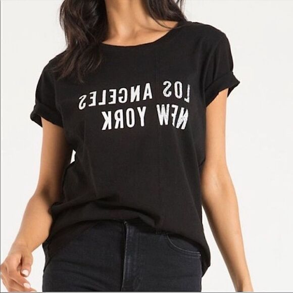 n:PHILANTHROPY Midnight Rambler Black NY LA Shirt - Picture 3 of 15